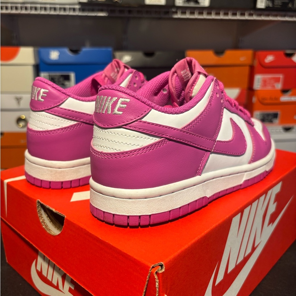 Nike Kids Pink and White Sneakers - Picture 7 of 10